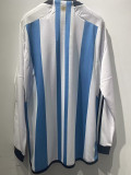 22/23 Argentina Home 3 Stars Long Sleeve Soccer Jersey (长袖) 三星