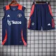 24/25 Man Utd Boyal BlueTank top and shorts suit