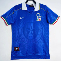 1995 Italy Home Blue Retro Soccer Jersey
