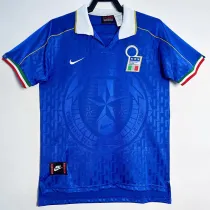 1995 Italy Home Blue Retro Soccer Jersey