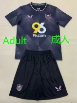 24/25 Burnley FC Away Fans Soccer Jersey(成人胸前带96)