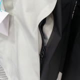 24/25 F702 Jordan Black & White Single Layer Windbreaker (连帽冲锋衣）