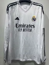 24/25 RMA  Home Long sleeve Fans Soccer Jersey （长袖）