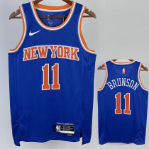 22/23 KNICKS BRUNSION #11 Blue Top Quality Hot Pressing NBA Jersey