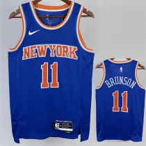 22/23 KNICKS BRUNSION #11 Blue Top Quality Hot Pressing NBA Jersey