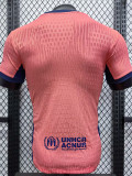 25/26 BAR Orange Special Edition Player Version Soccer Jersey(队标）