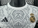 24/25 RMA white and Black patterns Special Edition Player Version Soccer Jersey