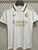 24/25 RMA White Steel Pattern Special Edition  Fans Soccer Jersey