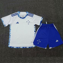24/25 Cruzeiro Away  Kids Soccer Jersey