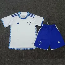 24/25 Cruzeiro Away  Kids Soccer Jersey