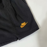 24/25 NK Black Cotton shorts(002、前彩色标、全棉)