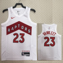 22/23 Raptors VANVLEET #23 White Top Quality Hot Pressing NBA Jersey