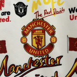 2024 Man Utd Black& White Graffiti& Double sided Windbreaker (双面风衣)