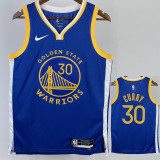 22/23 WARRIORS CURRY #30 Blue Top Quality Hot Pressing NBA Jersey (V领)