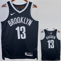 22/23 Nets HARDEN #13 Black Top Quality Hot Pressing NBA Jersey