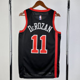 23/24 BULLS DE ROZAN #11 Black City Edition Top Quality Hot Pressing NBA Jersey