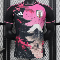 24/25 Japan Purple Snow Mountain Pagoda Player Version Soccer Jersey