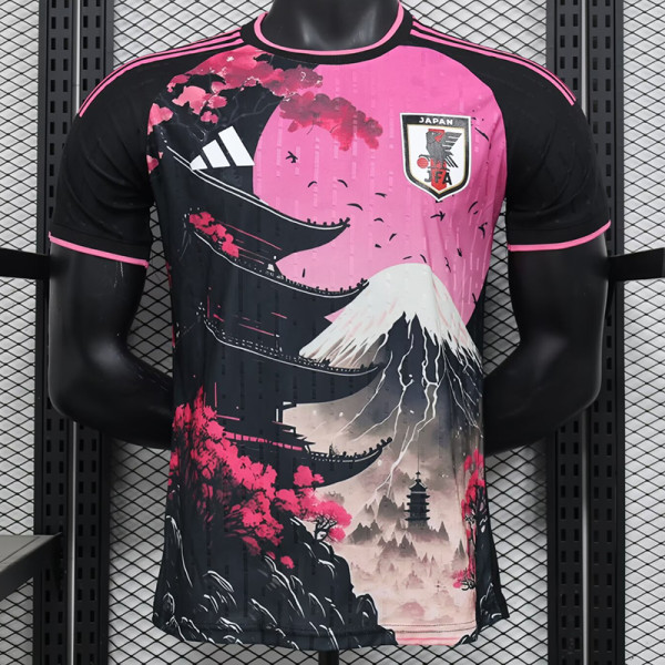 24/25 Japan Purple Snow Mountain Pagoda Player Version Soccer Jersey