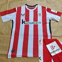 24/25 Bilbao Home  Fans Soccer Jersey(新左袖广告）