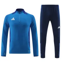 24/25 AD  Blue Color Half Zipper Sportswear # 801蓝彩(半拉链)
