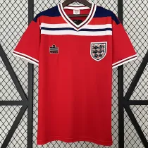 1980/1982 England Away Red Retro Soccer Jersey