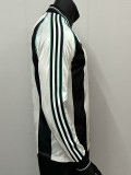 24/25 Newcastle Home Leisure  Long Sleeve Retro Soccer Jersey