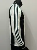 24/25 Newcastle Home Leisure  Long Sleeve Retro Soccer Jersey