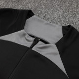 24/25  Corinthians Black Half Pull Tracksuit  (半拉链、B840)