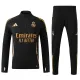 24/25 RMA Black Player version  Half Pull Tracksuit  (球员版、半拉链)