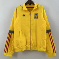23/24 Tigres UANL Yellow Windbreaker (红边-蓝标)
