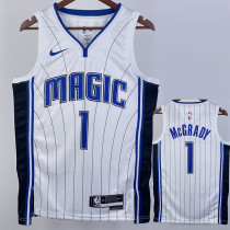22/23 Magic McGRADY #1 White Top Quality Hot Pressing NBA Jersey