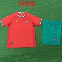 25/26 Portugal Home Kids Player Version Soccer Jersey