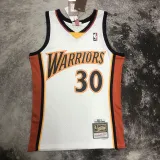 2009/2010 WARRIORS CURRY #30 White Retro Top Quality Hot Pressing NBA Jersey