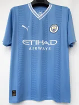 23/24 Man City Home 1:1 Fans Soccer Jersey