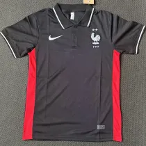 21/23 France Black Classic Polo Short Sleeve