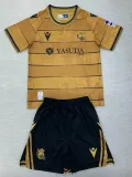 24/25  Real Sociedad Away Kids Soccer Jersey