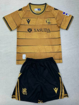 24/25  Real Sociedad Away Kids Soccer Jersey