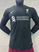 24/25 LIV Away Player Version  Long Sleeve Soccer Jersey