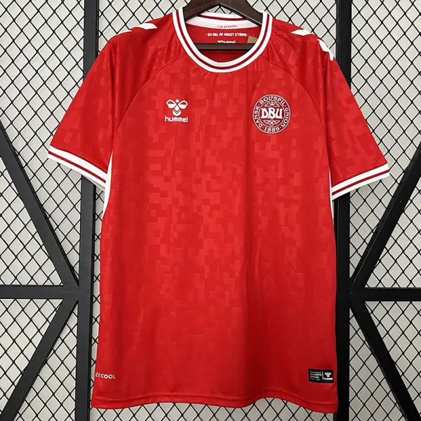 2024 Denmark Home Fans Soccer Jersey