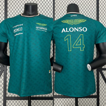 2024 F1 Aston Martin #14 Green Racing Suit(圆领、14号)