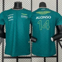 2024 F1 Aston Martin #14 Green Racing Suit(圆领、14号)