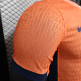24/25 BAR Orange Special Edition Player Version Soccer Jersey(大胸花）