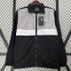 2024 New NK Grey Black Windbreaker(黑灰色带帽）