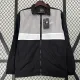 2024 New NK Grey Black Windbreaker(黑灰色带帽）
