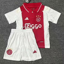 24/25 Ajax Home Kids Soccer Jersey