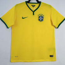 2014 Brazil Home Retro Soccer Jersey