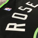 22/23 TIMBERWOLVES ROSE #25 Black Top Quality Hot Pressing NBA Jersey (Trapeze Edition)