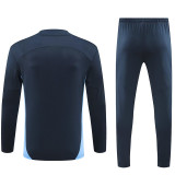 24/25 Man City Royal Blue Half Pull Tracksuit  (半拉链)