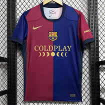 24/25 BAR  Co Branded Version  Fans Soccer Jersey(COLDPLAY广告）
