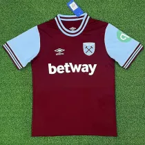 24/25 West Ham Home Fans Soccer Jersey